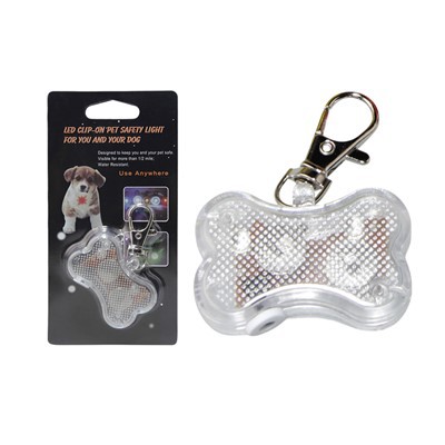 LED privjesak za psa u obliku kosti