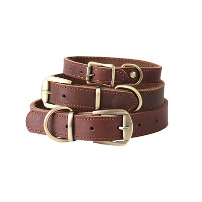 Ogrlica za pse od teške kravlje kože